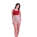Sankom Bra com renda vermelho frente