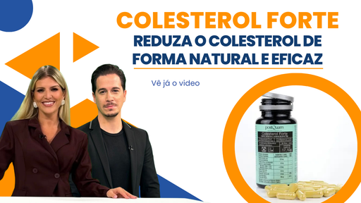 Suplemento para ajudar a manter níveis saudáveis de colesterol.