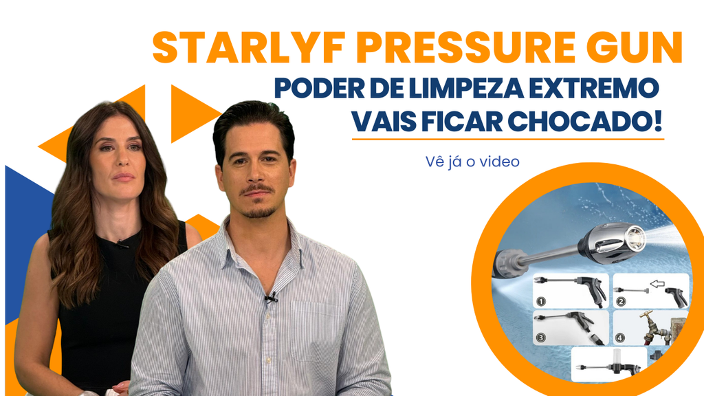 Starlyf Pressure Gun – pistola de pressão para limpeza com água