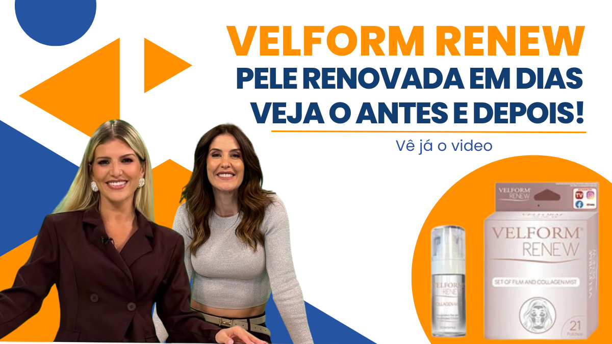 Velform Renew 1 + 1 Grátis ! Patches antienvelhecimento com Renew Booster